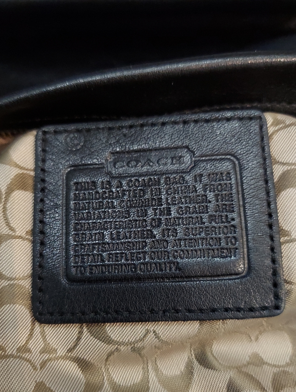 Coach Legacy Mini Demi Leather Shoulder Bag Very Gently Loved W/ Chrome HW - Picture 10 of 12
